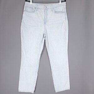 MADEWELL Women's‎ Jeans Size 32 THE PERFECT VINTAGE JEANS Straight Light N0873